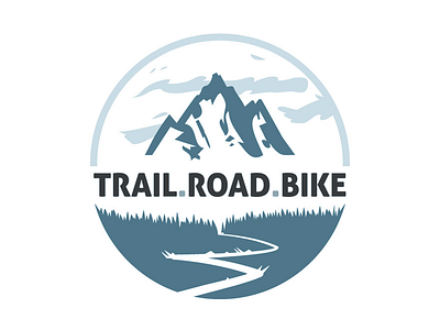 Trail.Road.Bike branding logo vector