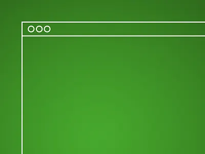 Browser framework browser framework green line white