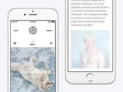 The new Defringe, an online gallery. blog defringe design grid interface minimal ui web