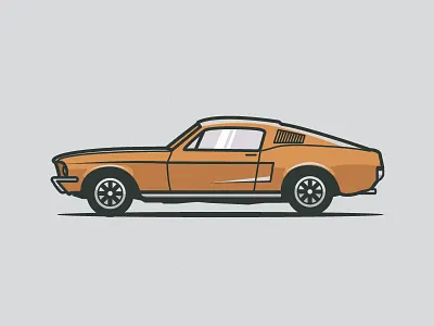 Mustang car ford ford mustang illustration mustang