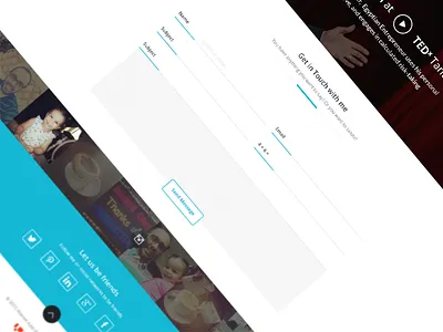 Ahmed Adel , Contact Form contact form instagram social ui ux white