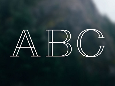 Julep - Font abc font free julep julip line type typeface