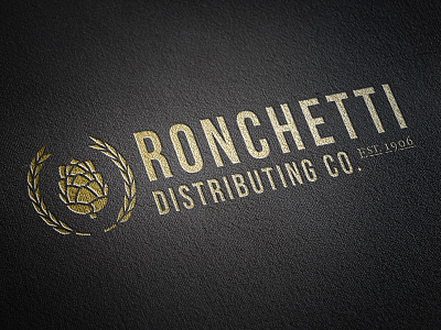 Ronchetti Identity barley beer branding design gold hops identity illustration logo