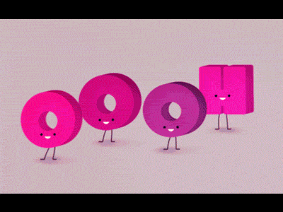 oh yeah 2d animation after effects animation dancing gif loop motion oh yeah type
