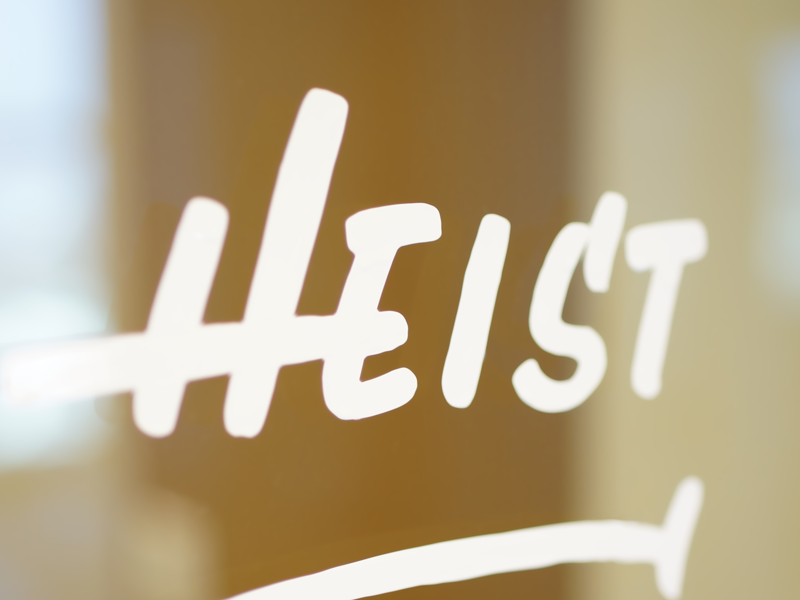 Lettering: Heist asana calligraphy hand made handmade lettering