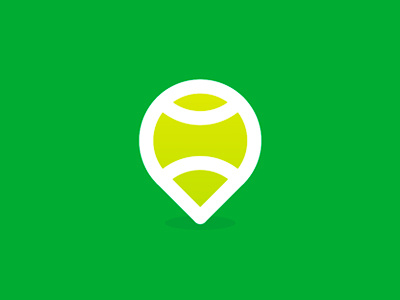 Tennis Place pin point / location marker google maps icon location logo logo design map marker map pin marker pin pointer pointer sport sports sports tennis tennis ball travel traveling travelling