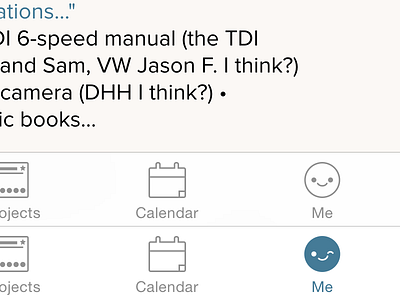 iOS "Me" tab icon ios tabbar