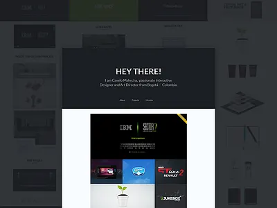 New portfolio online! about me blackberry colombia ibm personal portfolio projects renault works