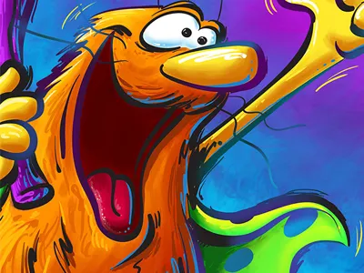 captain cavemaaaaaan art cartoon caveman digital whimsical