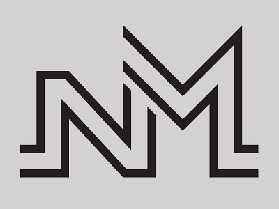 Mongram icon logo wip