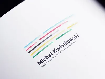 Michał Kwiatkowski championship colorful cycling logo olympic sport winner