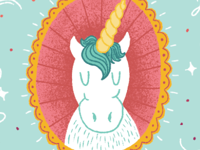 Little Unicorn adobe design digital graphic design illo illustration lettering