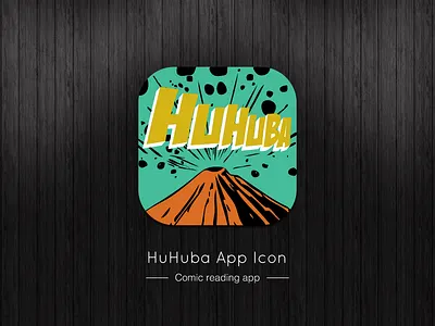 Hu-huba App Icon app comics icon