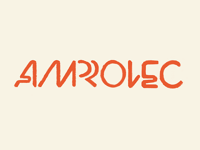 Amprolec custom type hand crafted hand drawn lettering logo logotype sketch type typography