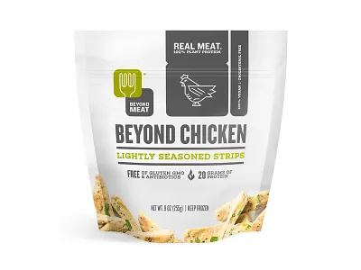 Beyond Meat packaging exploration beyond meat chicken flame food illustration meat packaging steve bullock