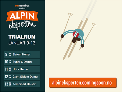 Alpineksperten Trialrun poster