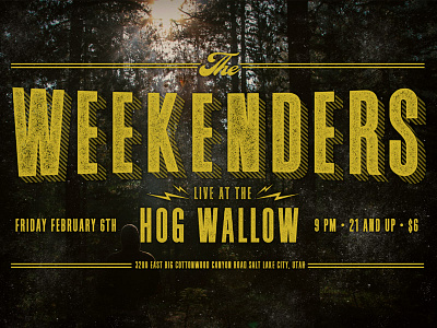 Dribbb gig poster poster typography