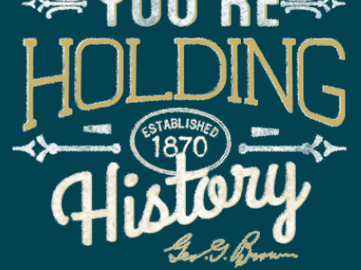 Vintage Inspired Typography apparel bourbon typography vintage