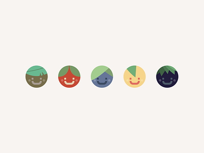 Fruit Avatars avatar b2b enterprise food icon illustration