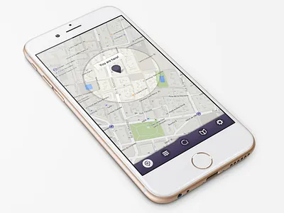 Mobile app design concept design map mobile pin point pointer ui ux