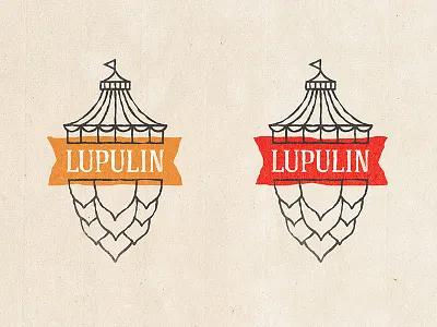 Lupulin Logo beer carnival festival hops lupulin tent