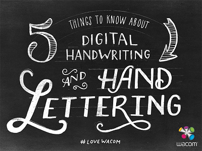 National Handwriting Day hand drawn type lettering typography