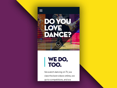 Let's Dance brand aid color dance ui