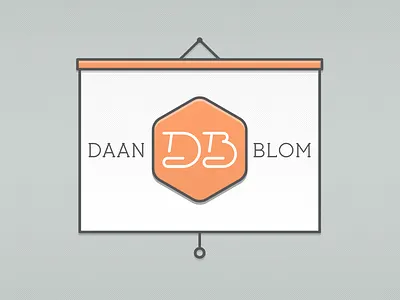 Branding Daan Blom branding design illustrator logo vector