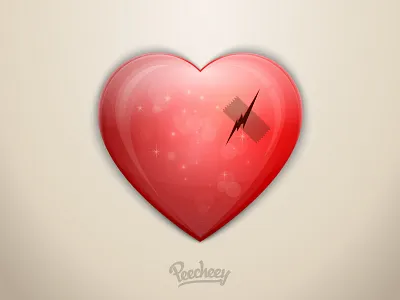 Broken Heart free heart icon illustrator love pink vector