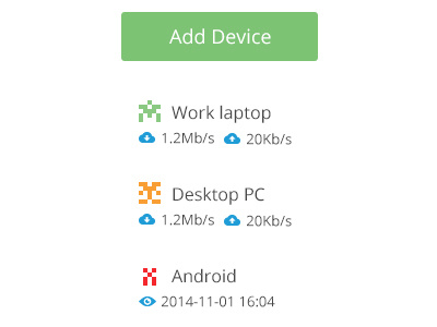 Add Device data device devices download laptop upload