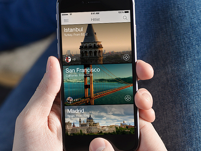 Hitlist - Explore flights hitlist ios iphone search travel