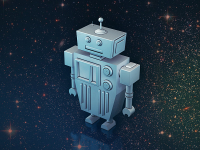 Robot 33 (R33) 3d 4d c4d design robot