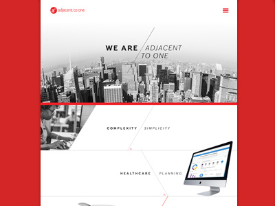 Agency website design design diagonal layout mobile responsive swiss ui ux website