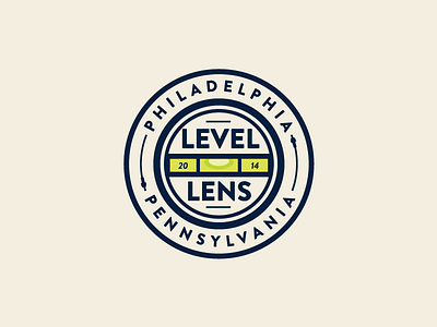 Level Lense Logo branding camera lens level logo philadelphia