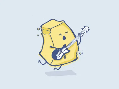 Cheddar cheddar cheese guitar