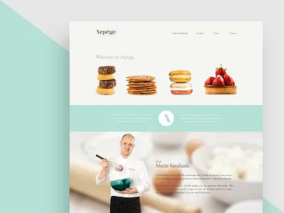 Arpege flat macaron patisserie sweet website