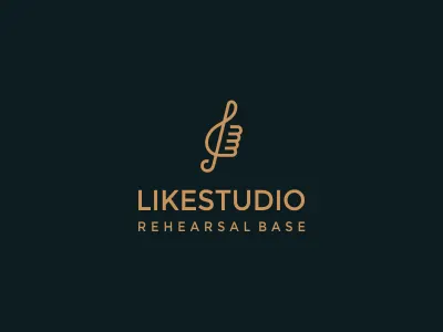 LikeStudio art clever idea line smart лого логотип