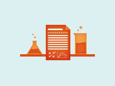 Science Illo beaker chemistry facts illustration infographic science scientific
