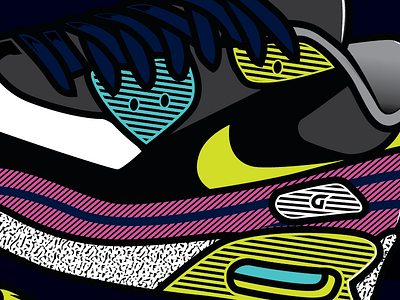 Space age attaire air max luna sneakers