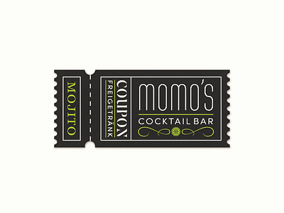 Free Drink Coupon ... coupon lettering ticket type typo typography