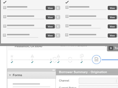 Task Checklist checklist enterprise ui ux wireframe