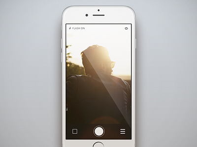 Snapchat Meets VSCO Concept [FREE PSD] free freebie image ios mobile psd snapchat ui vsco