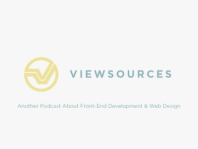 Viewsources Logo logo design new project podcast