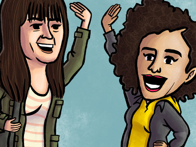 Broad City abbi broad central city comedy glazer ilana illustration jacobson