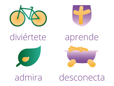Disfruta Icons icons illustration spain tourism vector web design