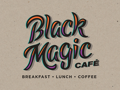 Black Magic 2 colorful fresh rebrand typography