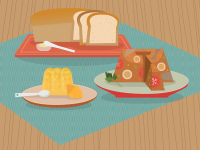 kitchen of senses - the foods bread cook cooking cuisine eat food jelly kitchen recipe vector