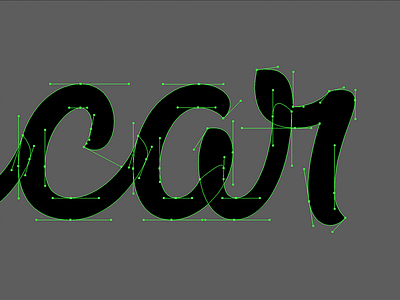 ...car Bézier Curves handlettering hashtaglettering lettering process vector vectormachine