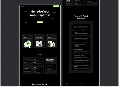 Web3 Landing Page dappdesign landingpage