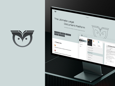 Legal Document Platform Logo & Branding branding graphic design logo ui